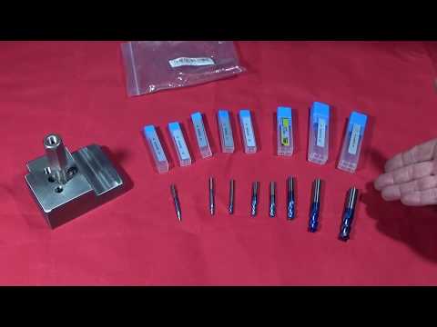 Drillpro Tungsten Carbide Blue Nano 4-Flute Endmill Set Review.