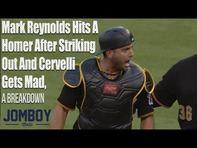 Mark Reynolds hits a homer after striking out and Cervelli get mad, a breakdown