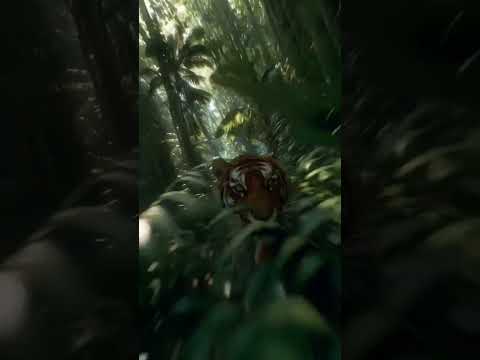 Tiger chasing🐅 #viral#trending#aivideo#