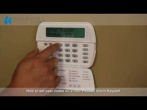 DSC | Program user codes on a DSC PK5500 Alarm Keypad