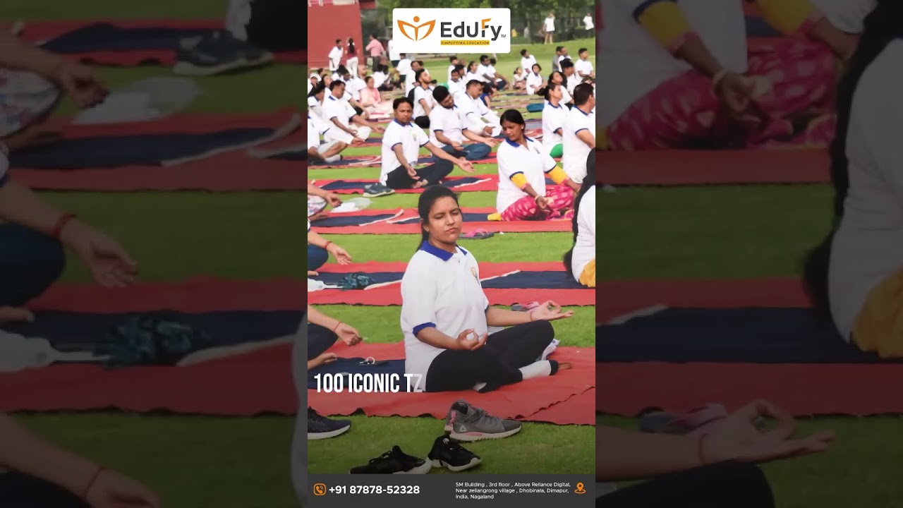 Yoga Echoes Across India’s Heritage | International Yoga Day 2025 🇮🇳  #edufy #yoga #health  #shorts