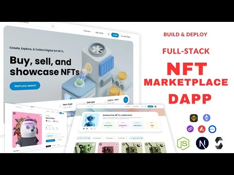 Build & Deploy a Full-Stack NFT Marketplace | Solidity + Next.js + Node.js + Ethers.js | Blockchain