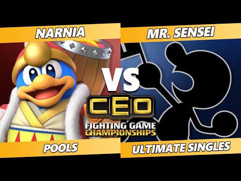 CEO 2021 - Narnia (Dedede) Vs. Mr.Sensei (Game & Watch) SSBU Ultimate Tournament