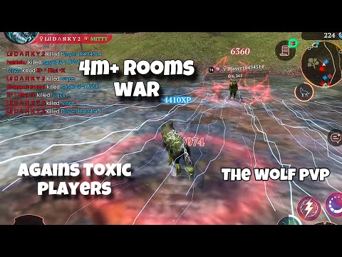 Are 4m+ the most TOXIC SERVERS? 💀 || the wolf online simulator PvP starting WAR