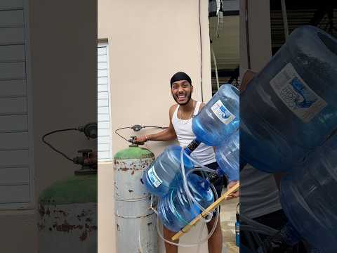 Charging Giant Cannon With Gas❗️HUGE EXPLOSION #Boom