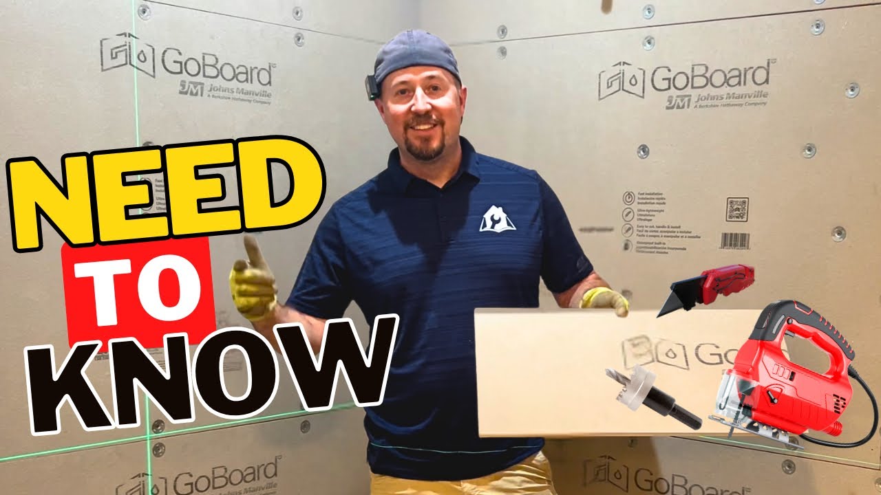 HOW TO Install GoBoard Shower Backer