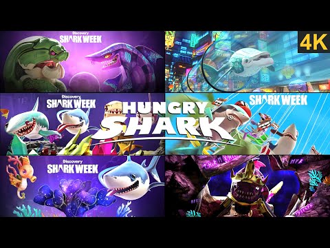 ABYSSAL SHARK & SHARK WEEK 2022 ALL TRAILER & MOVIE COMPILATION | HUNGRY SHARK WORLD 4K