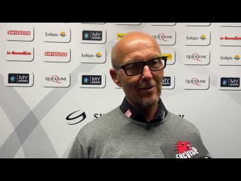 Matti Alatalo nach dem 5:2 Sieg gegen den EHC Olten