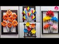 4 Beautiful Paper Wall Hanging Paper Craft For Home Decoration Easy Craft Easy Wall Hanging