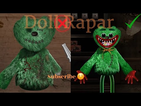 ASMR Doll repair 🪆 Let's upgrade Huggy Wuggy to the new skin