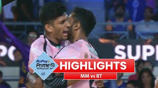 Mumbai Meteors vs Bengaluru Torpedoes | Highlights | PVL | 12th February 2023