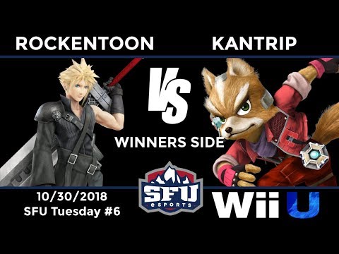 SFU Tuesday #6: WR1 - Rockentoon (Cloud) vs Kantrip (Fox, Bowser)