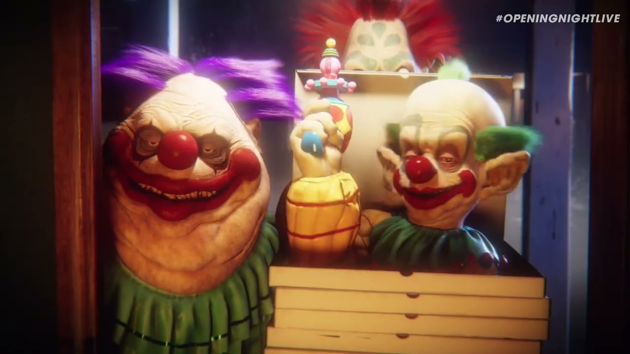 Killer Clowns From Outer Space The Game World Premiere Trailer | gamescom Opening Night LIVE 2022 - YouTube