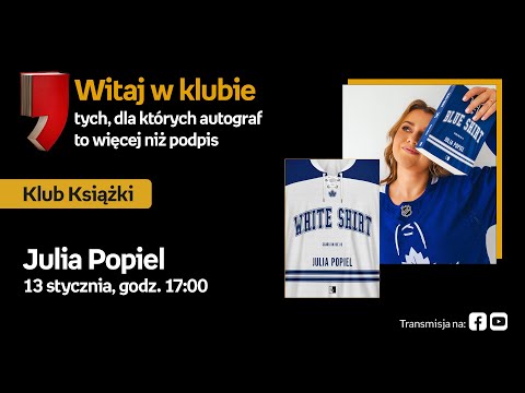 Julia Popiel at the Book Club | book "White Shirt"