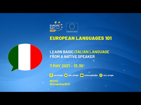 EU Language 101 - Italian