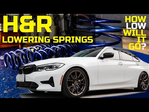 HOW LOW WILL IT GO? - G20 BMW 330i H&R LOWERING SPRINGS
