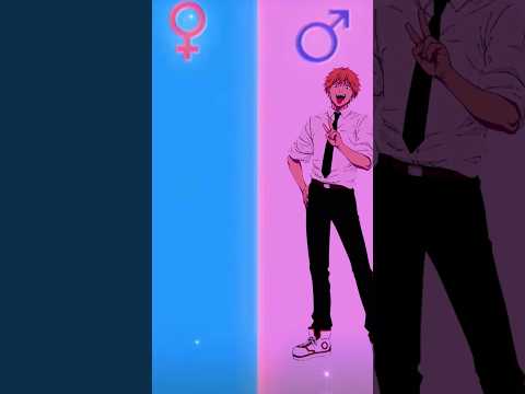 Boy vs girl chainsaw man character