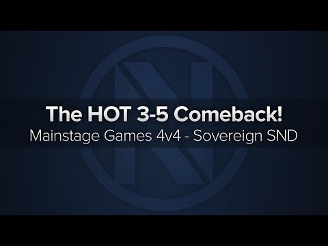 Mainstage Games 4v4 (3-5 Comeback) Sovereign SND | Ghosts