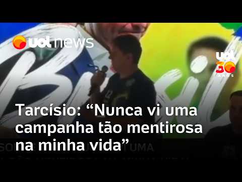 Flávio Bolsonaro e Tarcísio criticam campanha de Lula diante de prefeitos de São Paulo