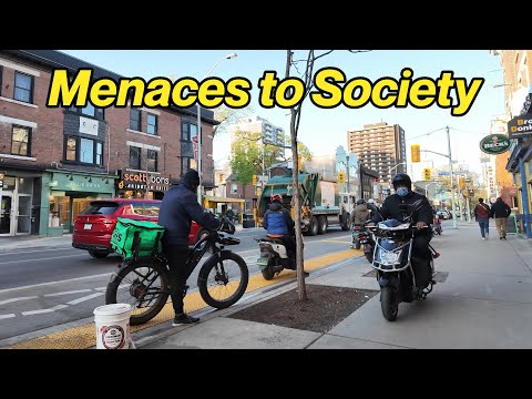 Couriers in Chaos: Toronto’s Two-Wheeled Menaces