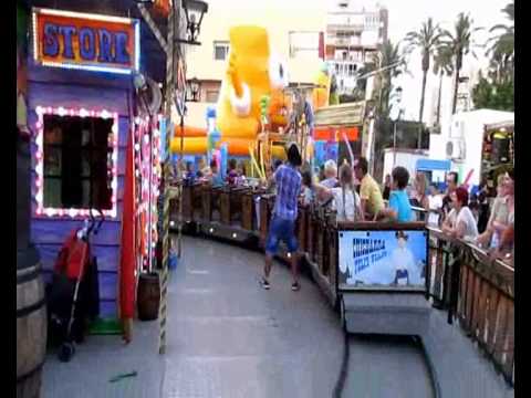 Аттракционы в Торревьехе (Испания) 2014