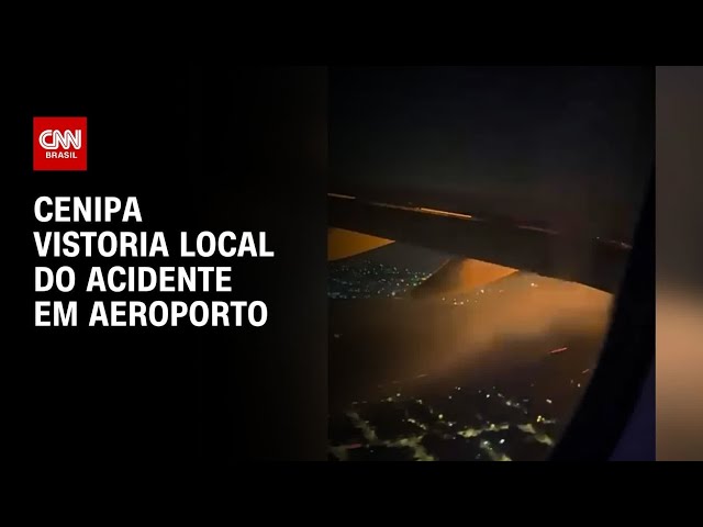 Acidente no aeroporto de Guarulhos: Cenipa vistoria local após explosão |BASTIDORES CNN