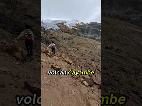 Los Únicos Glaciares de la línea Ecuatorial, Volcán Cayambe #turismo #ecuador #rutacedanylu #volcan