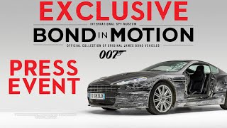 EXCLUSIVE BOND in MOTION Press Event and REVIEW