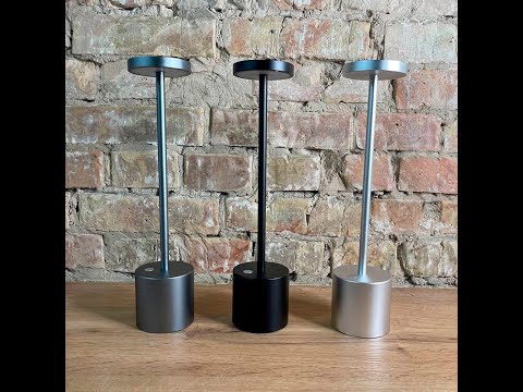 Відео-огляд настільних акумуляторних Premium LED ламп 5200mAh 3W 2700K 