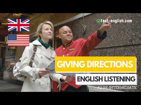 Giving directions – A2 English Listening Test