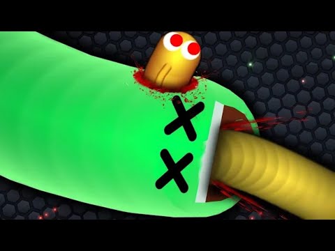 Slither.io A.I Pro Tiny Snake vs Giant Noob Snakes Epic Slitherio Gameplay Mrweiyu Slither good game