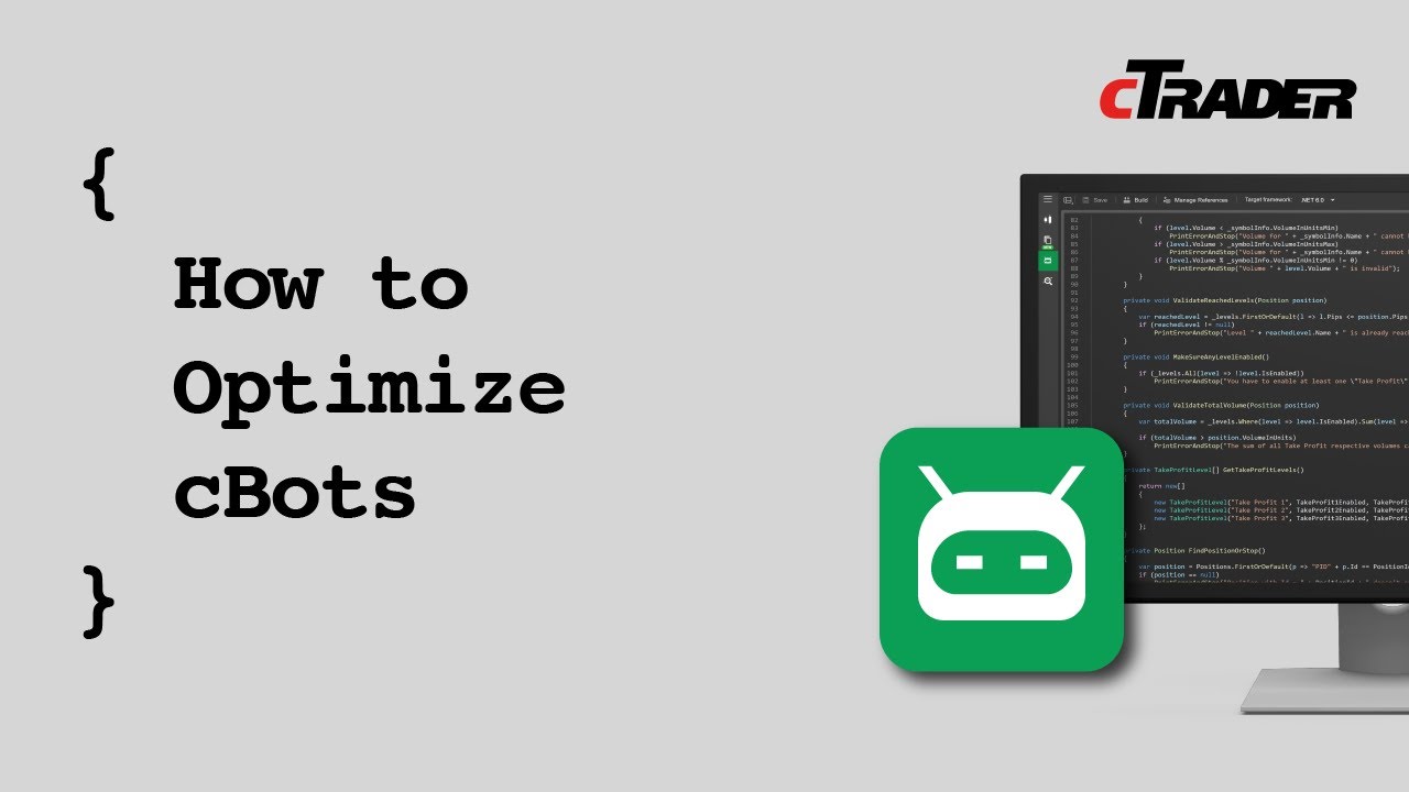How to Optimize cBots in cTrader
