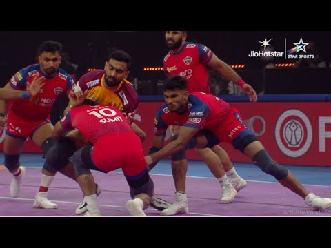 PKL Highlights: Telugu Titans vs UP Yoddhas | Pro Kabaddi League Season 12 | Hindi
