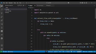 Download the video "Python Matplotlib Script to List All Files with Size and Take Screenshot & Save as PNG Image Report"
