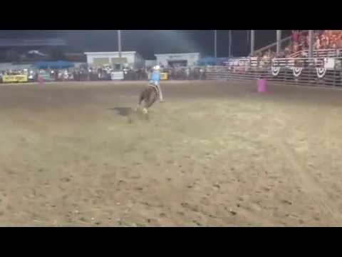 Kassie Green on Mia @ Iron River, MI PRCA/WPRA 7/15/17