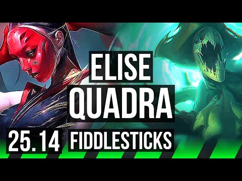 ELISE vs FIDDLESTICKS (JGL) | Legendary, Quadra | EUW Master | 25.14