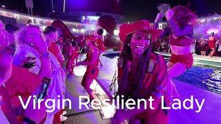 Virgin 'Resilient Lady' all the fun onboard