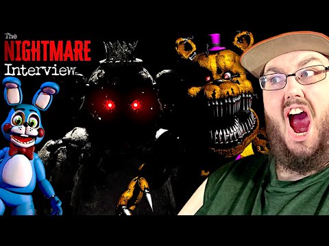 An Interview with a Nightmare #FNAF REACTION!!!