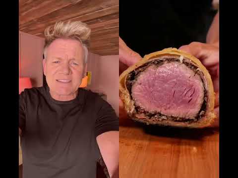 Gordon’s reaction to our Beef Wellington 🫣