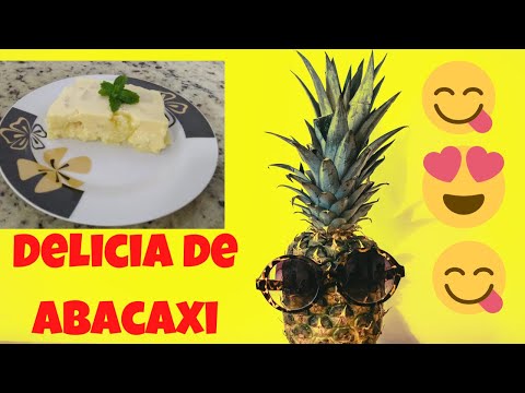 Sobremesa  Delícia de abacaxi - fácil e deliciosa!!!!