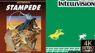 Stampede Intellivision 4k Gameplay