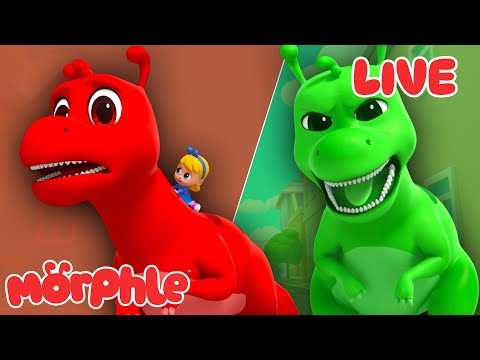 🔴 Top Morphle Episodes Livestream: Robots, Dinosaurs & Animal Learning Fun! 🦖
