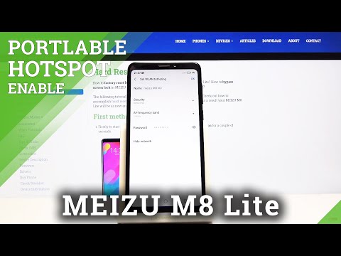 How to Activate Portable Hotspot in  MEIZU M8 Lite – Network Access Point