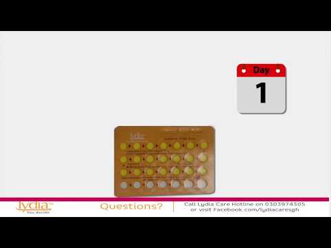 Episode 3 - How to take the Lydia Daily Oral Contraceptive Pill