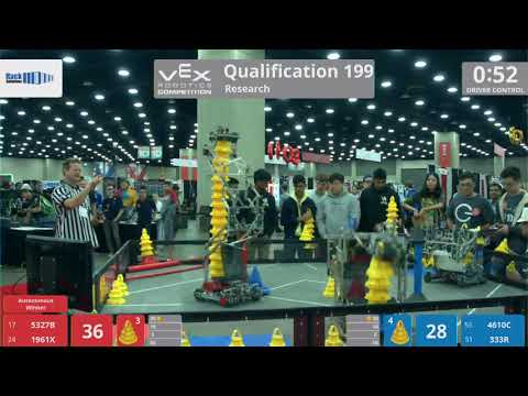 2018 VRC Res Q199 - 5327B 1961X vs 4610C 333R - 154 to 76