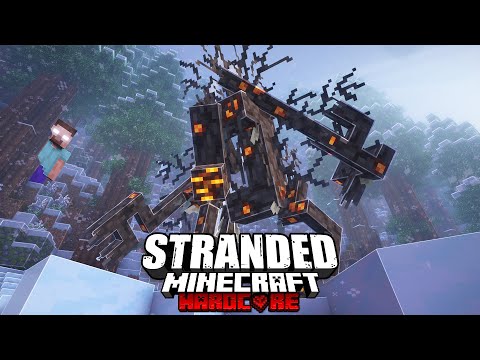 Surviving the Haunted Redwood Forest in Minecraft Hardcore...