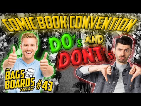 Iconic Cover Homages and Comic Book Convention Best Practices! Bags & Boards Podcast #43 (LIVE!)