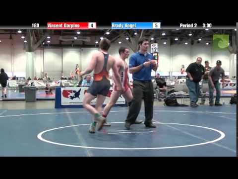 Men 160 - Vincent Darpino vs. Brady Vogel