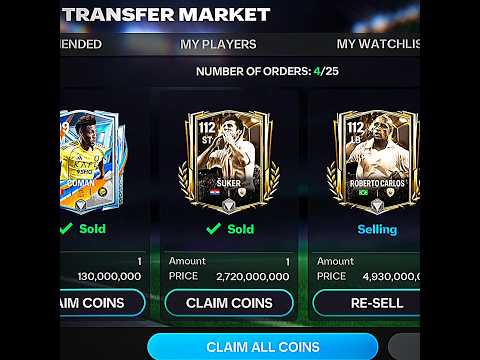 How to sell Ballon d'Or players 🤩🤑 #eafc #fifa #eafc25 #fcmobile #fifamobile