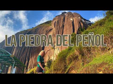 Climbing El Peñón De Guatapé in Colombia